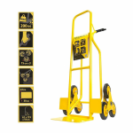 SXWT-HT523 Stanley plieninis rankinis vežimėlis su laiptų lipimo ratukais 200 kg