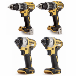 DCD796X2 DeWALT 18V suktuvai &ndash; smūginiai gręžtuvai + DCF887X2 DeWALT 18V XR Li-Ion smūginiai suktuvai