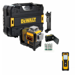 DCE089RNT DeWALT kryžminių linijų lazeris + DWHT77100 DeWALT atstumų matuoklis 30 m  DOVANA!