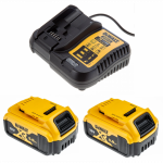 DCB112P2 DeWALT baterijų ir kroviklio rinkinys (2x5.0 Ah)
