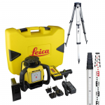 Leica Rugby 610 lazerinis nivelyras su RE120 ir stovas, Li-ion