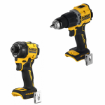DCD799N DeWALT 18V suktuvas-smūginis gręžtuvas + DCF870N DeWALT 18V itin kompakti&scaron;kas hidraulinis smūginis suktuvas