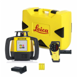 Leica Rugby 680 lazerinis nivelyras su Basic Rod Eye detektoriumi, Alkaline