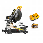 DCS781X1 DeWALT FLEXVOLT 54V skersinio pjovimo staklės 305 mm (1x9.0 Ah)
