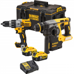 DCH273P2 DeWALT 18V perforatorius + DCD996N suktuvas-gręžtuvas + TOUGHSYSTEM 2.0 dėžė