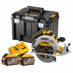 DCS573X2 DeWALT 18V FLEXVOLT ADVANTAGE diskinis pjūklas 190 mm (2x9.0 Ah)