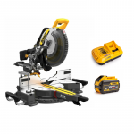 DCS781Y1 DeWALT FLEXVOLT 54V skersinio pjovimo staklės 305 mm (1x12.0 Ah)