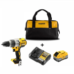 DCD996W1C DeWALT 18V suktuvas &ndash; smūginis gręžtuvas ir mink&scaron;tas krep&scaron;ys (1x8.0 Ah)