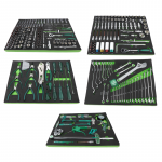 ⬡ Įrankių rinkinys komplektas į spintelę 330vnt. (5 padėklai) (CL1068012345, CHANGLU TOOLS)