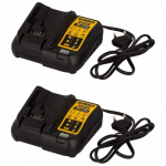 2 x DCB107 DeWALT 10.8V, 12V, 14.4V, 18V Li-ion baterijų kroviklis