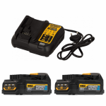 DCB107EG2 DeWALT 18V baterijų ir kroviklio rinkinys (2x1.7 Ah)
