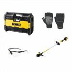 DCM561PB DeWALT 18V trimeris + DWST1-75659 TOUGHSYSTEM radijas + pir&scaron;tinės + apsauginiai akiniai