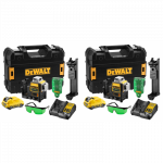 2 x DCE089D1G DeWALT kryžminių linijų lazeris
