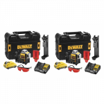 2 x DCE089D1R DeWALT kryžminių linijų lazeris