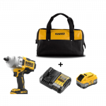 DCF961W1C DeWALT 18V smūginis veržliasukis 1/2" ir mink&scaron;tas krep&scaron;ys (1x8.0 Ah)