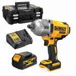 DCF900P1G DeWALT 18V smūginis veržliasukis 1/2" (1x5.0 Ah)