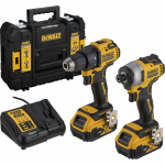 DCK2061P2T DeWALT 18V suktuvų rinkinys (2x5.0 Ah)