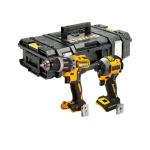 DCK296NK DeWALT 18V kompakti&scaron;kas smūginis suktuvas + suktuvas-gręžtuvas + DOVANA!