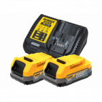 DCB115E2 DeWALT 18V POWERSTACK baterijų ir kroviklio rinkinys (2x1.7 Ah)
