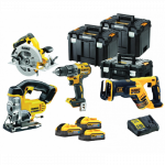 DCK421H3T DeWALT įrankių rinkinys (3x5.0 Ah)