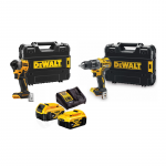 DCK268P2T2 DeWALT 18V suktuvų rinkinys (2x5.0 Ah)