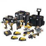 DCK755H3T DeWALT 18V įrankių rinkinys (3x5.0 Ah)