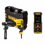 D25133K DeWALT 26 mm SDS+ perforatorius + DW03050 Lazerinis atstumų matuoklis &ndash; 50 metrų