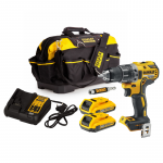 DCD791D2S DeWALT 18V suktuvas &ndash; gręžtuvas (2x2.0 Ah) + DOVANA!