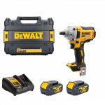 DCF894M2T DeWALT 18V smūginis veržliasukis (2x4.0 Ah)