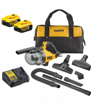 DCV501LP2 DeWALT 18V rankinis siurblys (2x5.0 Ah)