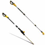 DCMPP569N DeWALT 18V teleskopinis genėtuvas + DCMPH566N 18V 550 mm teleskopinės gyvatvorių žirklės