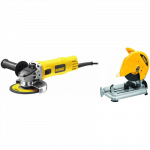 D28715 DeWALT abrazyvinis diskinis pjūklas 355 mm + DWE4157 125 mm kampinis &scaron;lifuoklis