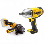 DCG414N DeWALT FLEXVOLT 54V kampinis &scaron;lifuoklis + DCF899N 18V smūginis veržliasukis