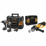 DCK200ME2GT DeWALT McLaren Edition 18V smūginis suktuvas + suktuvas-gręžtuvas (2x1.7 Ah) + DCG412NT kampinis &scaron;lifuoklis