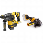 DCG414N DeWALT FLEXVOLT 54V kampinis &scaron;lifuoklis + DCH333N FLEXVOLT 54V SDS-Plus perforatorius 30 mm