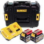 DCB118T2T DeWALT FLEXVOLT 54V baterijų ir kroviklio rinkinys (2x6.0 Ah)