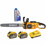 DCMCS575X2 DeWALT FLEXVOLT 54V grandininis pjūklas 50 cm (2x9.0 Ah) + DOVANA!
