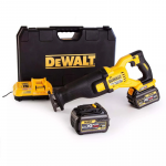 DCS388T2 DeWALT FLEXVOLT 54V tiesinis pjūklas (2x6.0 Ah)