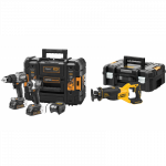 DCK200ME2GT DeWALT McLaren Edition 18V smūginis suktuvas + suktuvas-gręžtuvas (2x1.7 Ah) + DCS382NT tiesinis pjūklas