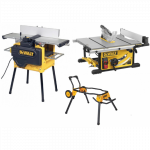 D27300 DeWALT obliavimo ir reismuso staklės + DWE7492 i&scaron;ilginio pjovimo staklės + DWE74911 staklių stovas