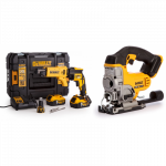 DCF620P2K DeWALT 18V gipskartonio gręžtuvas + DCS331N 18V siaurapjūklis