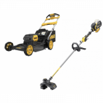 DCM571N DeWALT FLEXVOLT 54V trimeris-krūmapjovė + DeWALT 54V savaeigė žoliapjovė DCMWSP660N