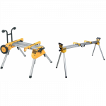 DE7400 DeWALT Heavy Duty sulankstomas i&scaron;ilginio pjovimo staklių stovas + DE7023 skersinio pjovimo staklių stovas