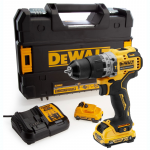 DCD706D2 DeWALT 12V Smūginis suktuvas &ndash; gręžtuvas (2x2.0 Ah)