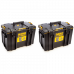 2 x DWST83342-1 DeWALT TOUGHSYSTEM 2.0 DS400 didelė dėžė