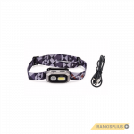 ⬡ Prožektorius darbui Osram + COB LED ant galvos su magnetiniu laikikliu (ZF6567)