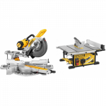 DWS727 DeWALT skersinio pjovimo staklės (250mm) + DWE7492 i&scaron;ilginio pjovimo staklės