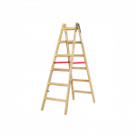 AW23037IP AWTOOLS medinės dvipusės kopėčios 2x6 / 150 kg