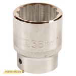 ⬡ Galvutė 3/4 col. 12 briaunų 22 mm (S16604, SATA)