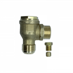 ⬡ Atbulinis vožtuvas 3/8" x 1/2" (27VM3812, OMG GHIOTTO)